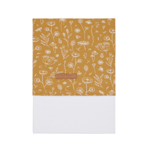 Parure de lit bébé Wild flower ocre Little Dutch 1