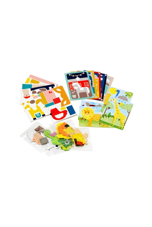 Atelier Grand coffret multi-activités animaux en folie Oxybul