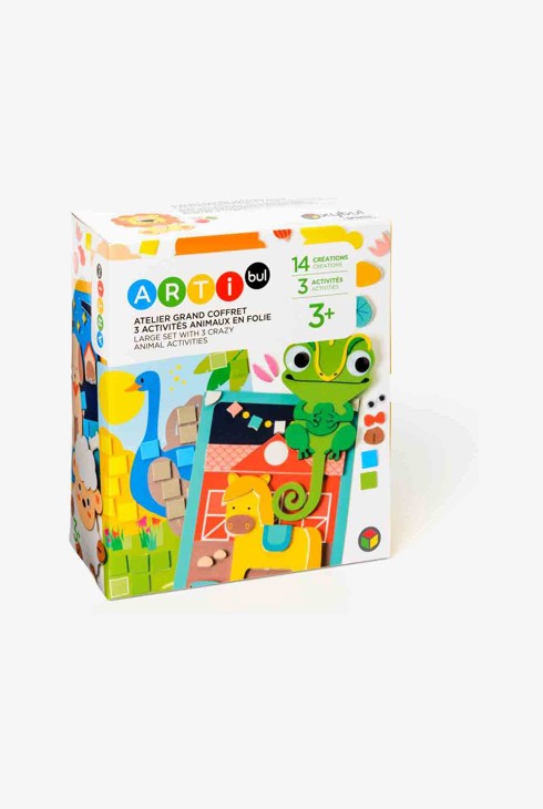 Atelier Grand coffret multi-activités animaux en folie Oxybul 1