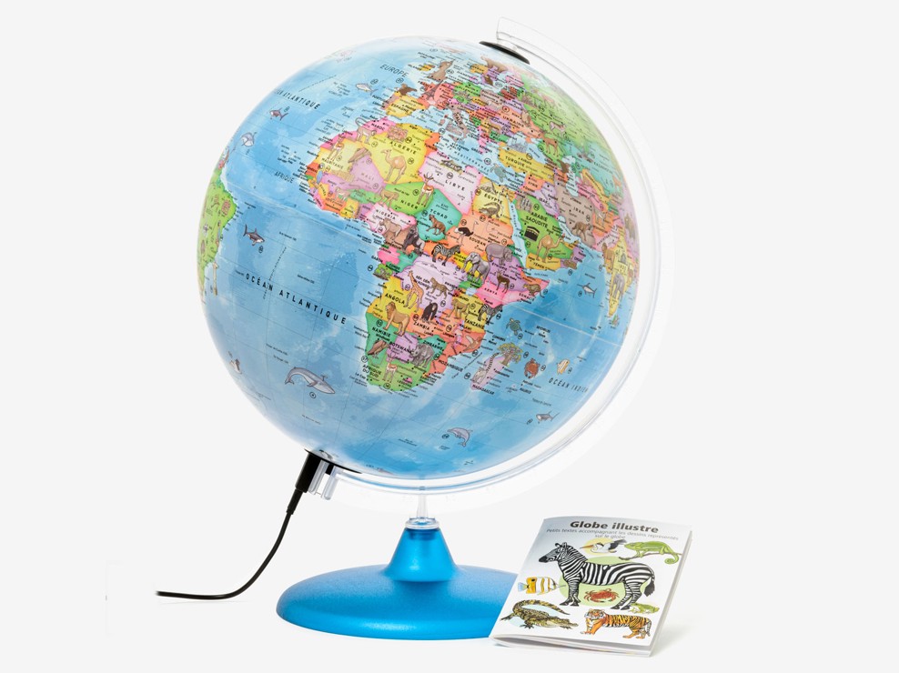 Globe illustré lumineux Oxybul 1