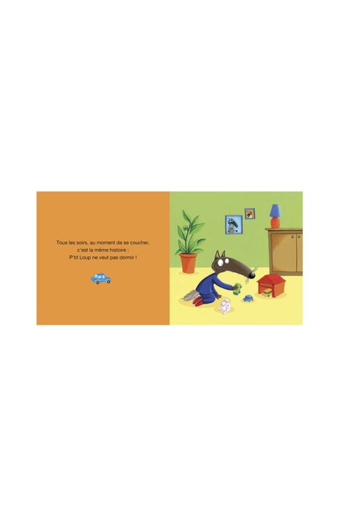 Livre P'tit loup ne veut pas dormir - Auzou 2