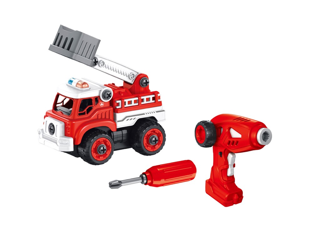 Camion de pompier télécommandé à construire Buki 2