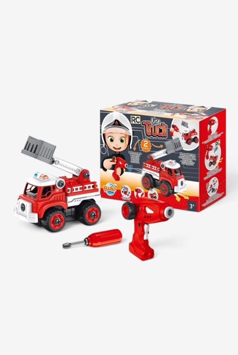 Camion de pompier télécommandé à construire Buki 1