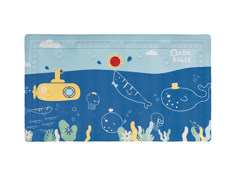 Tapis de bain avec témoin de température animaux marin Badabulle 1
