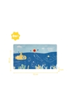 Tapis de bain avec témoin de température animaux marin Badabulle 4