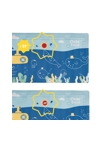 Tapis de bain avec témoin de température animaux marin Badabulle 5