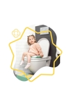 Réducteur de toilette crocodile avec poignées Badabulle 2
