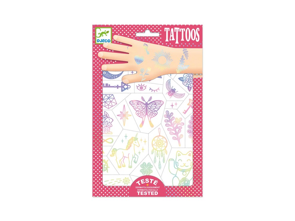 2 planches de tattoos Lucky Charms Djeco 1