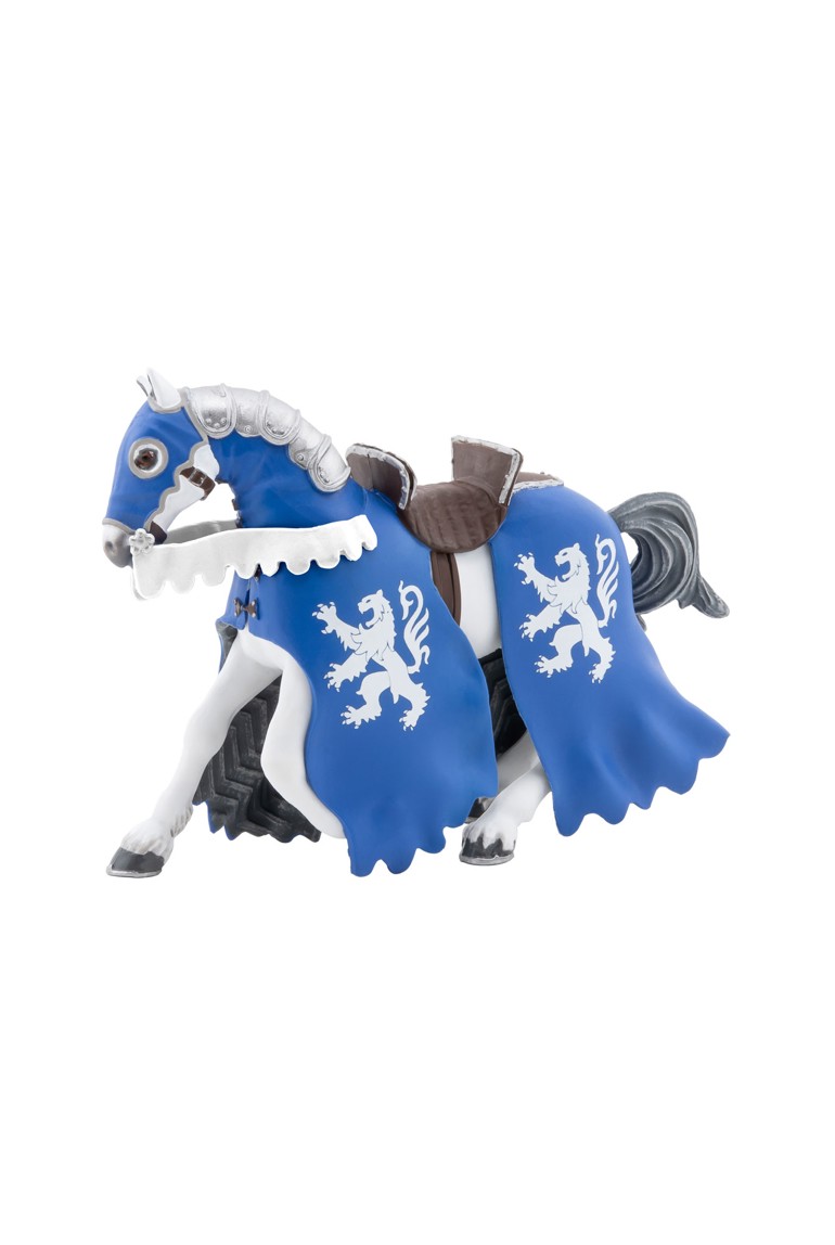 Figurine Cheval du chevalier lion à la lance Papo 1