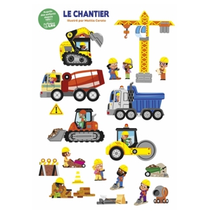 Pochette Mes gommettes Lito, le chantier