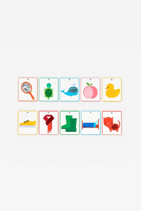 10 Cartes imagier à toucher Oxybul 2