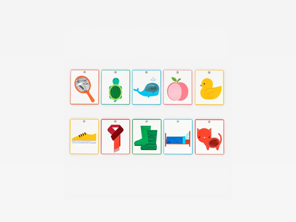 10 Cartes imagier à toucher Oxybul 2