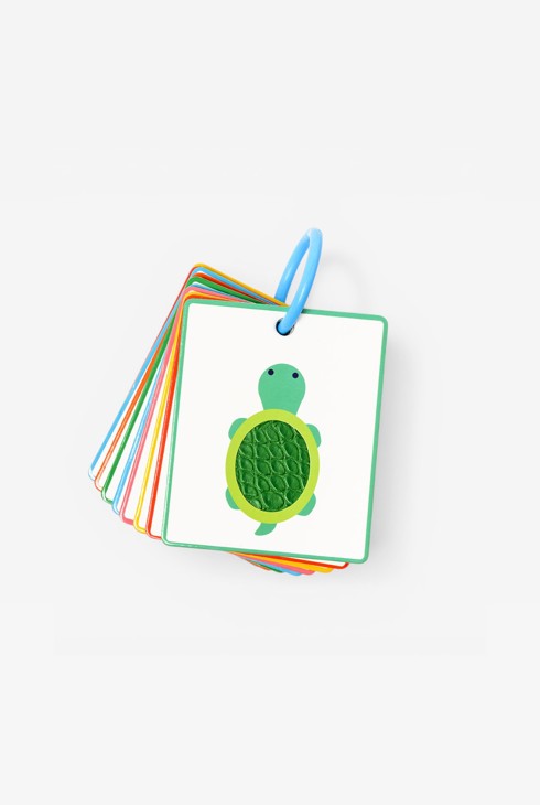 10 Cartes imagier à toucher Oxybul