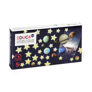 Coffret planètes lumineuses et étoiles phosphorescentes Oxybul 1