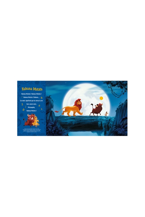 Livre sonore Roi Lion mes premières chansons - Hachette Jeunesse