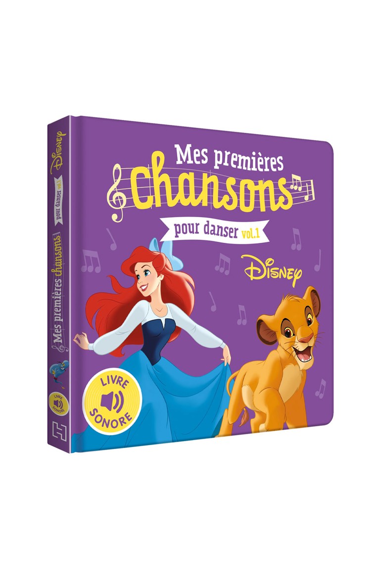 Livre sonore Disney mes premières chansons pour danser - Hachette Jeunesse 1