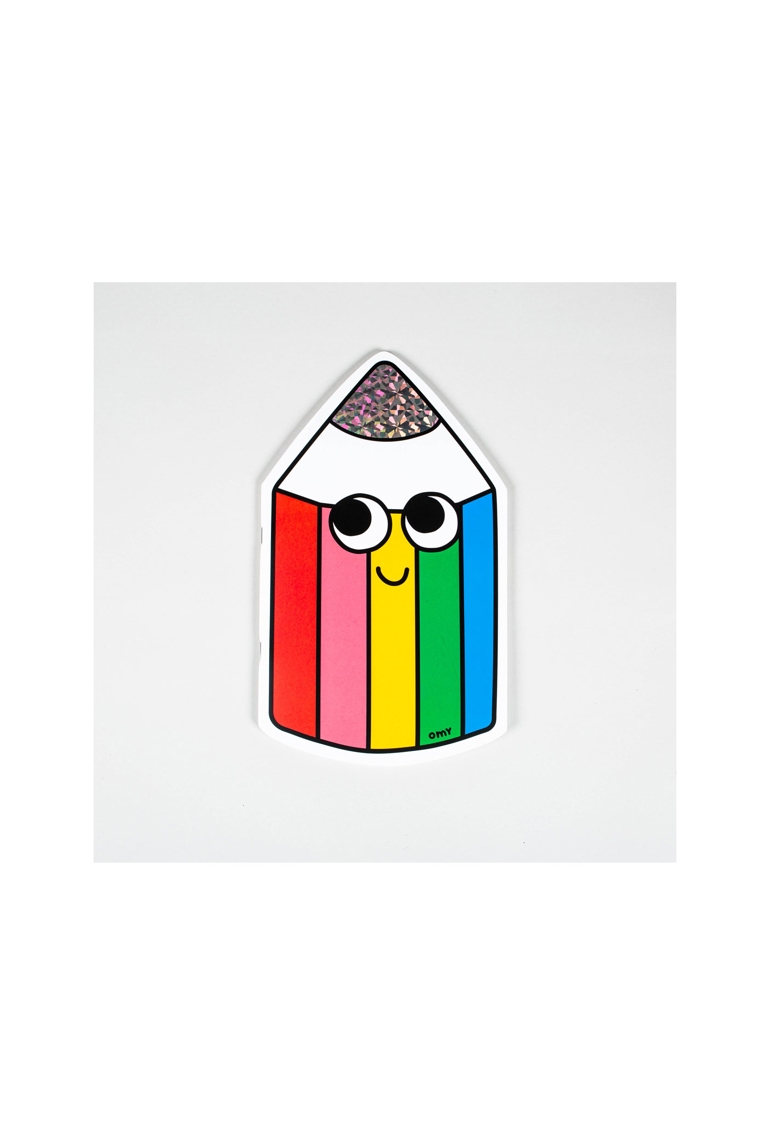 Cahier stickers, crayon - OMY 1