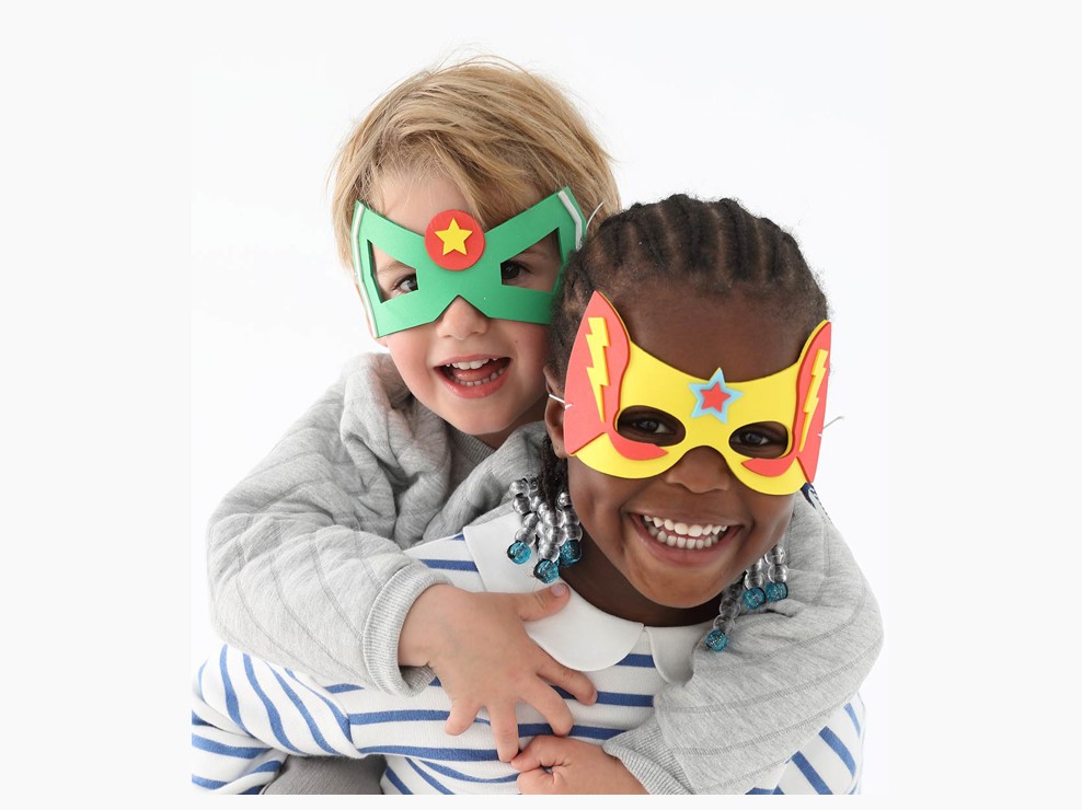 6 masques super héros à créer Oxybul 2