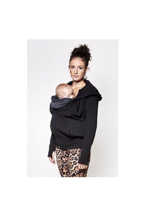 Sweat de grossesse et de portage noir taille S 2