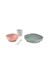 Coffret repas silicone 4 pièces Eucalyptus Beaba 4
