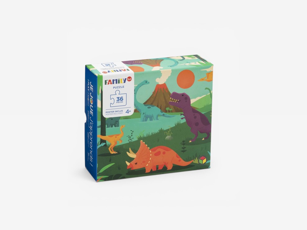 Dinosaurussen puzzel 36 stukjes Oxybul 1