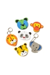 6 portes clefs animaux à créer Oxybul 1
