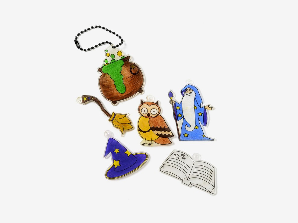 6 plastique fou Magicien Oxybul 1