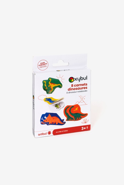 8 carnets dinosaure Oxybul 1
