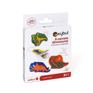 8 carnets dinosaure Oxybul 1