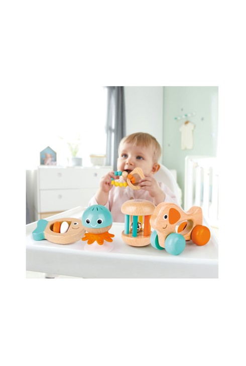 Coffret de 5 hochets évolutifs Hape 2