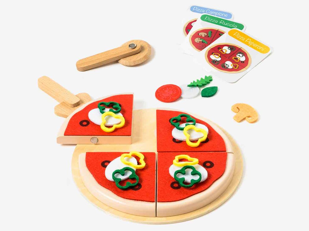 Pizza en bois à partager Oxybul 1