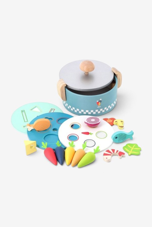 Popotte Minus , jeu d'imitation et d'encastrements Vilac 1