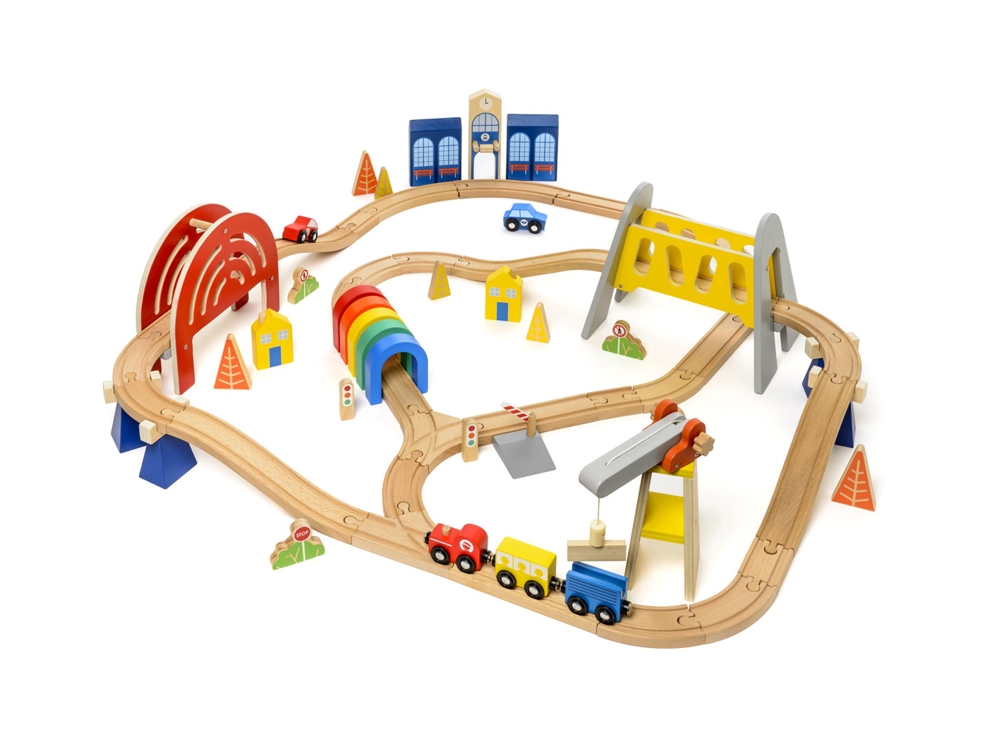 Circuit de train 64 pieces Oxybul 1