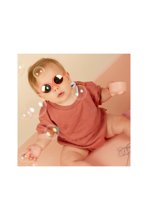 Lunettes de soleil 0-1 an Diabola pamplemousse Ki et La 2