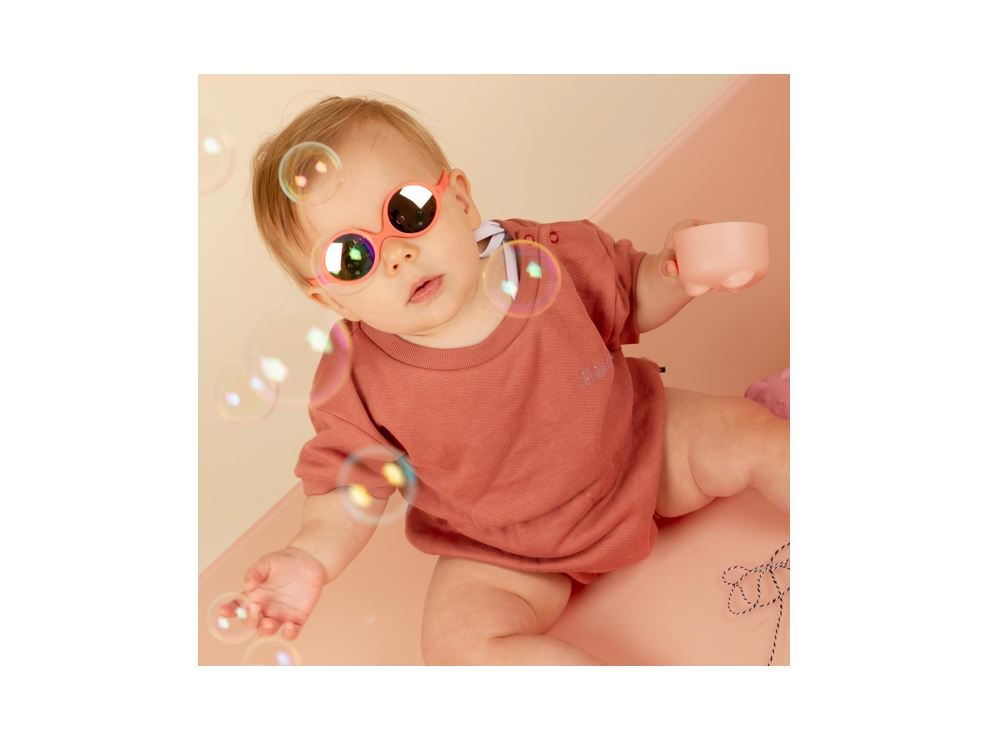 Lunettes de soleil 0-1 an Diabola pamplemousse Ki et La 2