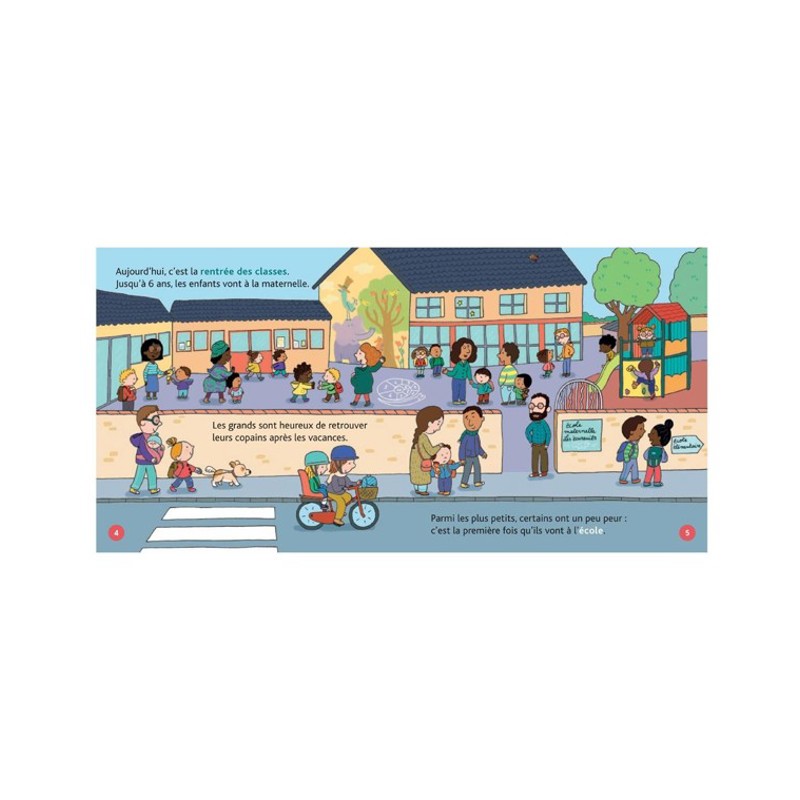 Milan Jeunesse - Livre L'école maternelle, mes p'tits docs - Milan Jeunesse