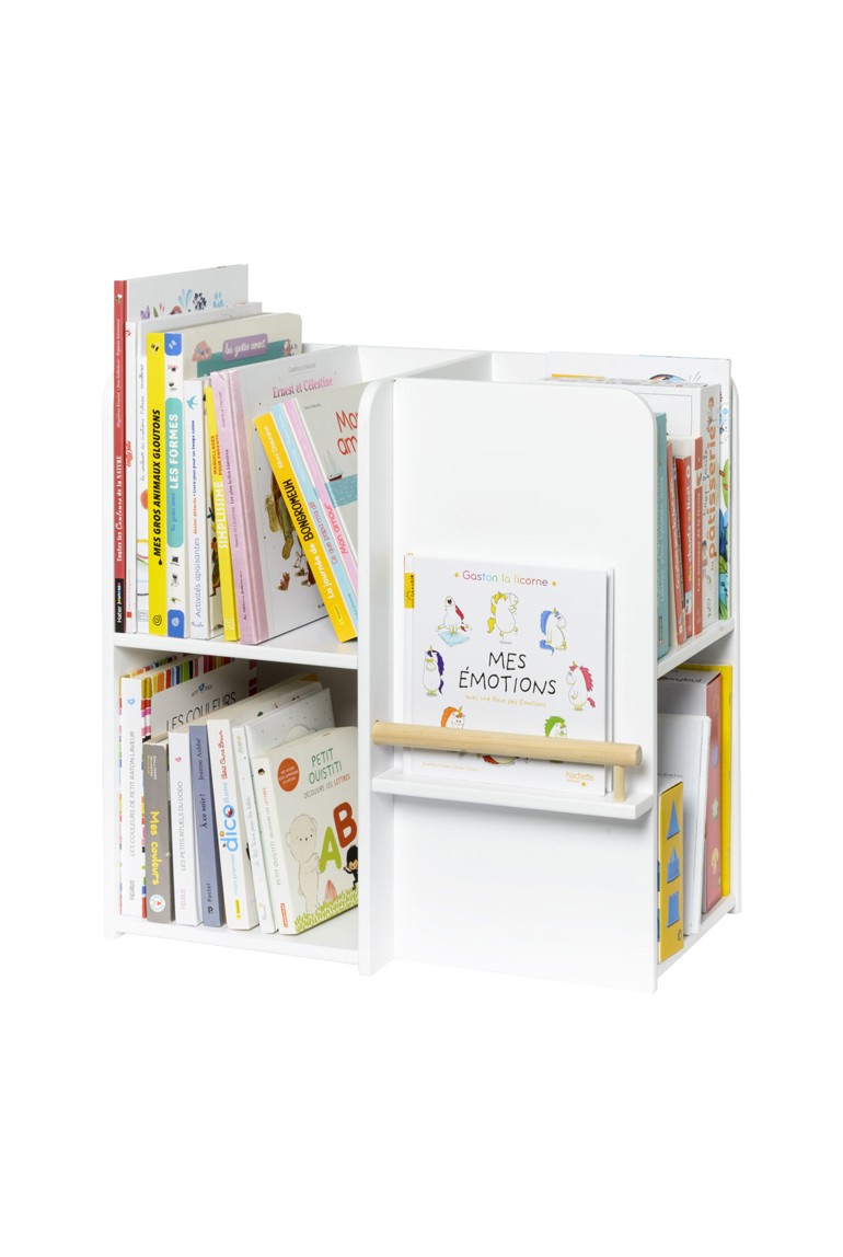 Petite bibliothèque multifaces blanc Oxybul 1