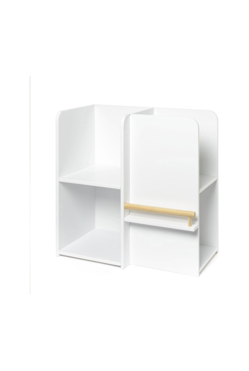 Petite bibliothèque multifaces blanc Oxybul