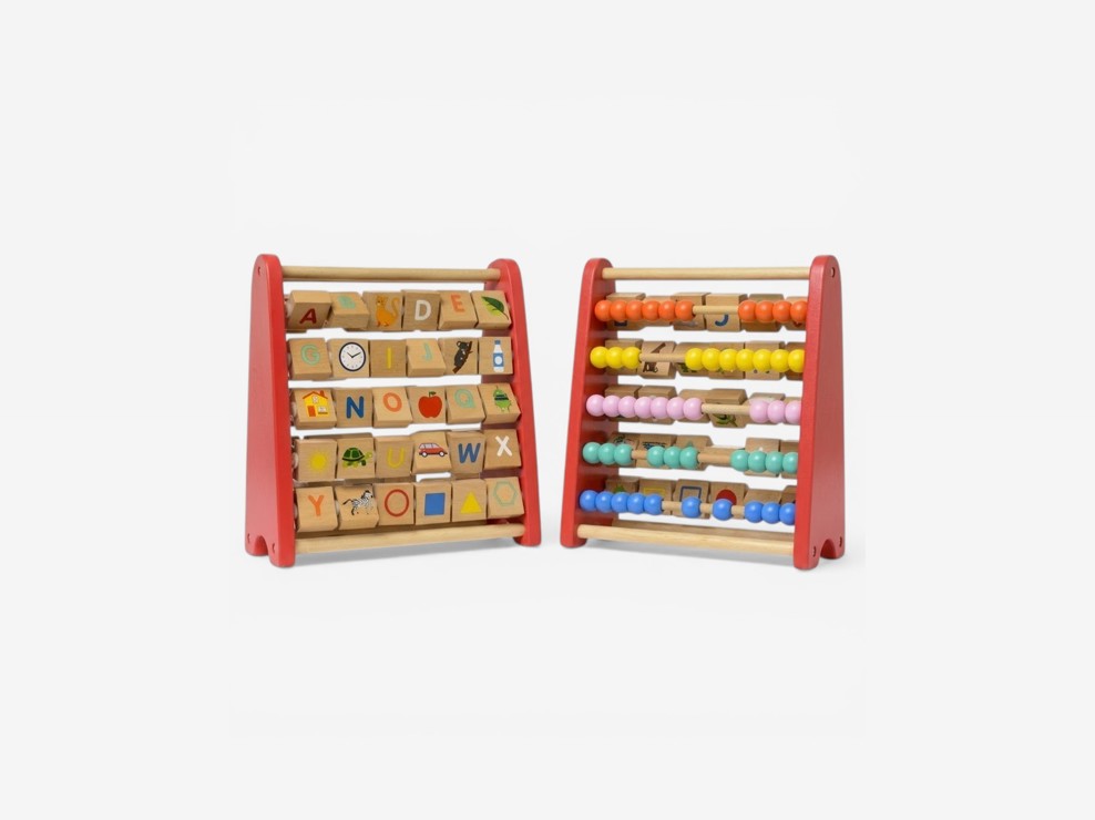 Imagier boulier alphabet 2 en 1 Oxybul 1