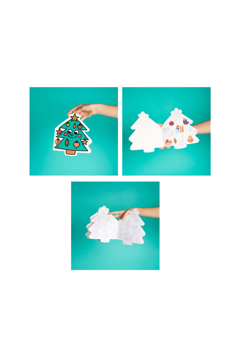 Cahier stickers sapin de Noël - OMY 1