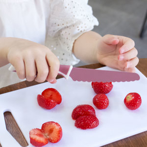 Couteau d'apprentissage bleu KIDDIKUTTER