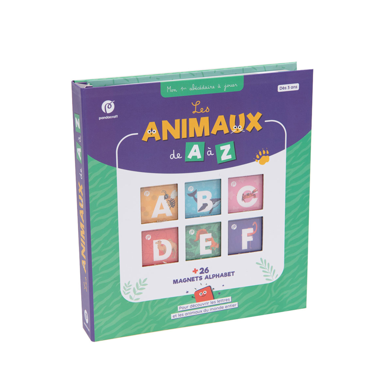 Coffret Mon 1er abécédaire à jouer (Animaux de A à Z)