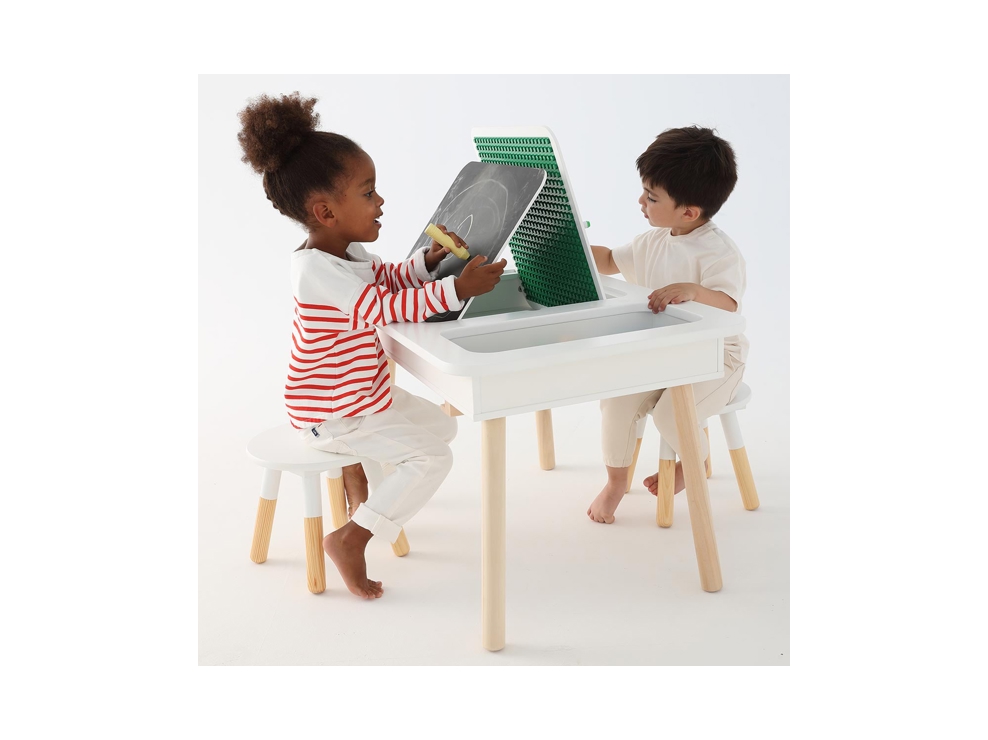 Table de jeux 4 en 1 bois Oxybul 1