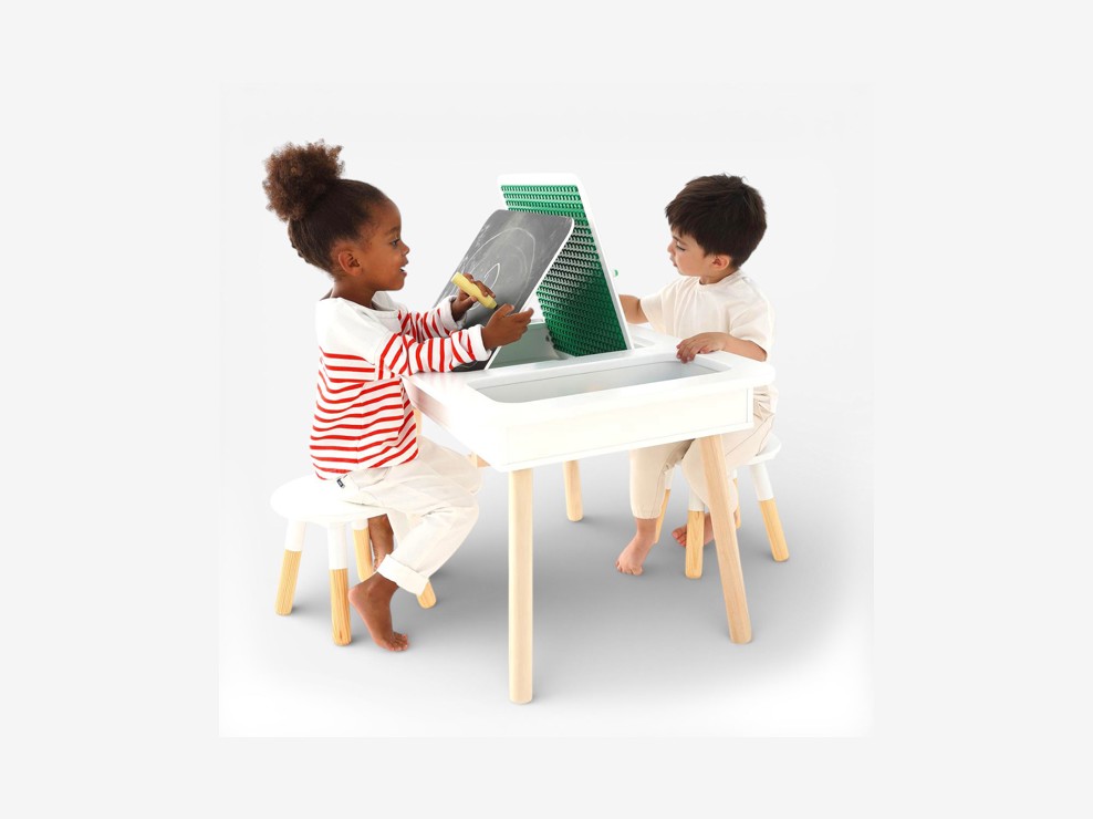 Table de jeux 4 en 1 bois Oxybul 1