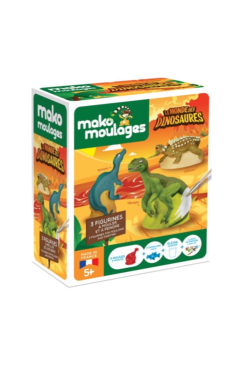 Coffret Mako moulages 3 dinosaures 2