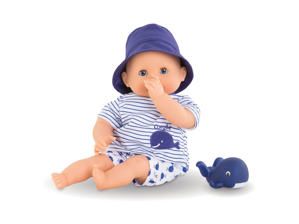 Premier poupon de bain marin bleu Corolle 1