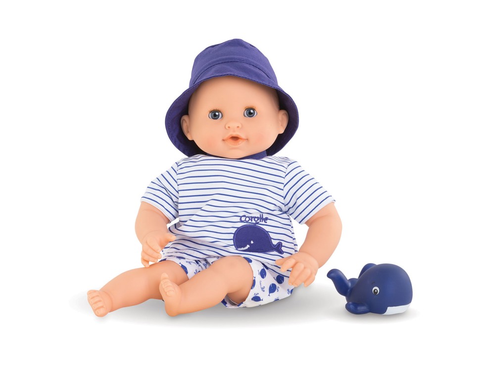Premier poupon de bain marin bleu Corolle 2