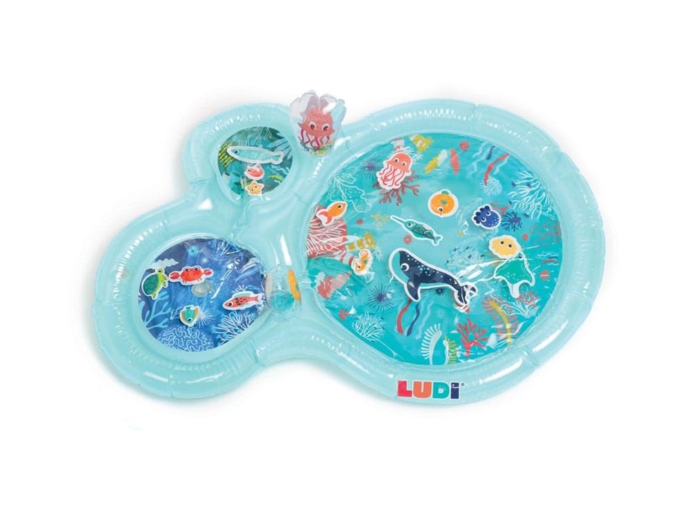 Maxi tapis d'eau bleu vert LUDI 1