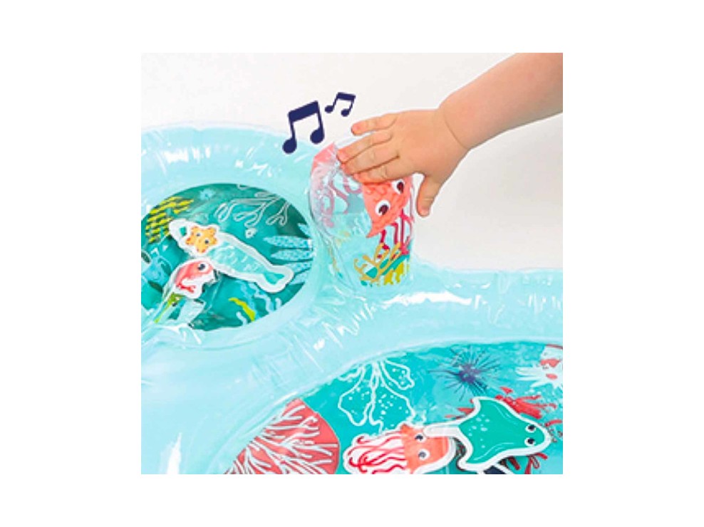 Maxi tapis d'eau bleu vert LUDI 2