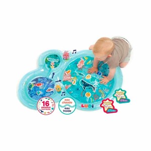 Maxi tapis d'eau bleu vert LUDI